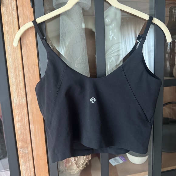 Lululemon Align Cropped Cami Tank Top sports bra scoop adjustable straps padding - Picture 8 of 10